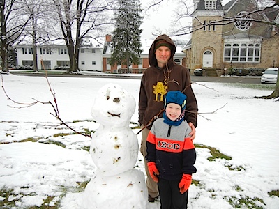 Mutant Snowman and Uncle Matt